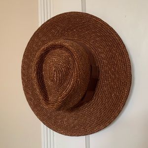 Brixton Straw Fedora Hat